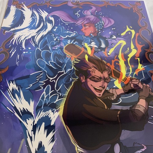 Bam! Box Anime 8x10 Black Clover Kunstdruck signiert vom Künstler Ashley Riot 14/500 - Bild 5 von 5