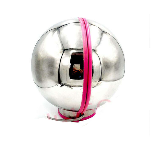 BDSM Bondage Kit Stainless Steel Round Ball Helmet Restraint Lockable Hood Cover - Picture 15 of 29