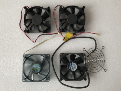 4x 80mm Lüfter 12V 3pin / 2pin Arctic Cooling, Cooler Master, HZ Foxconn