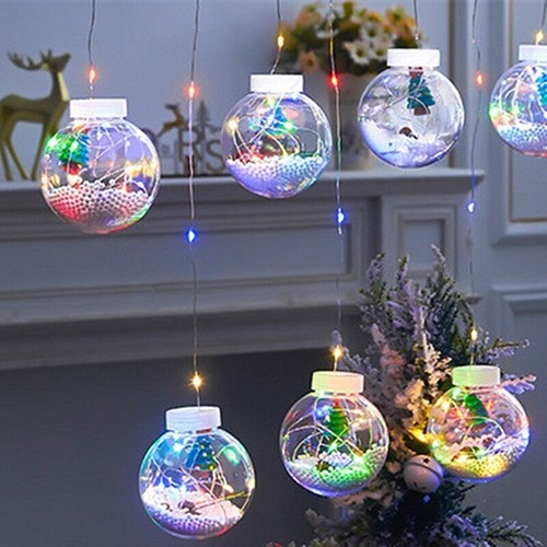 Christmas Ball LED Curtain Light For Party String Christmas Tree Decoration - Picture 6 of 6