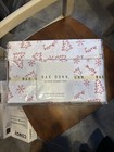 NEW Rae Dunn MERRY Queen Sheet Set 4 Pc Set Christmas Tree Snowflake