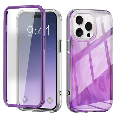 For iPhone 15 Pro Max 14 13 12 11 Front and Back Full Body Gradient Case Cover - Picture 33 of 46