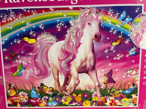 Jigsaw Puzzle - 100 Pieces - XXL - Ravensburger Puzzle - Glitter Horse - Picture 4 of 5