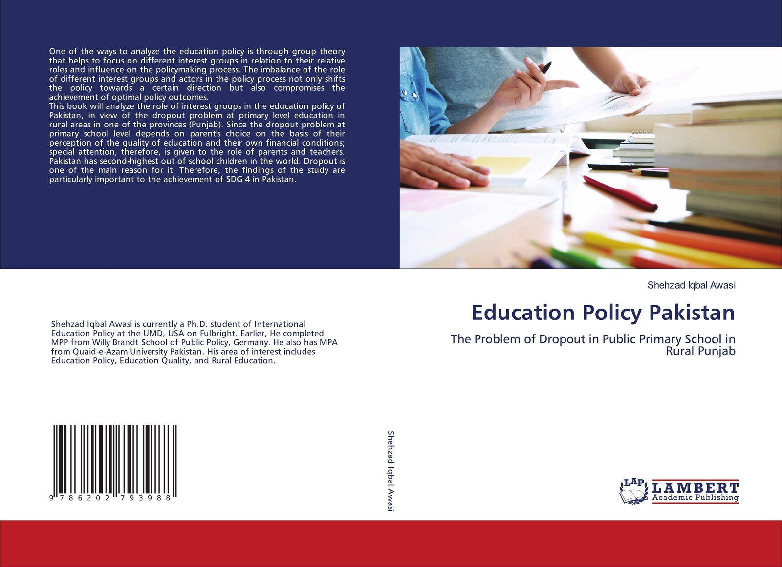 Thumbnail - Education Policy Pakistan | Shehzad Iqbal Awasi | Taschenbuch |