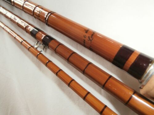 JAMES ASPINDALE "SWIFTDALE" 11 ft BUILT CANE ROD,ORIGINAL STOPPERS AND BAG - Photo 13/19