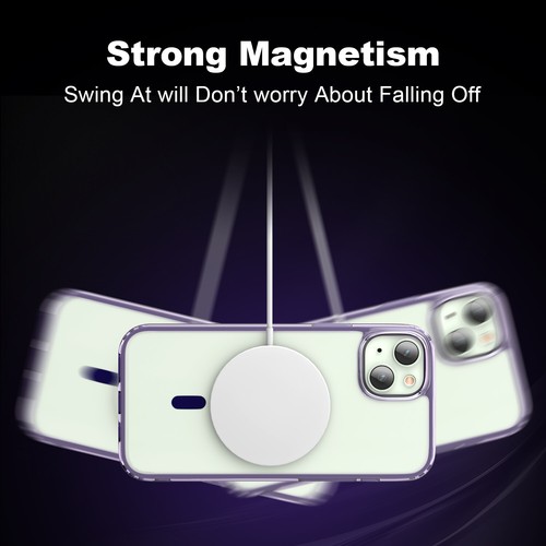 Funda protectora transparente para teléfono iPhone 15 Plus MagSafe - Imagen 23 de 24