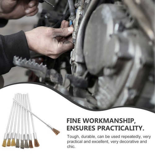 Ruota Filo 9pz per Stripping Filo Elettrico Spazzola Filo Spazzola Trapano Attacchi - Foto 12 di 12