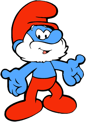 Calcomanía de vinilo PAPA SMURF pegatina para computadora portátil - Imagen 2 de 11