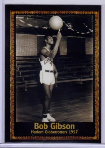 Bob Gibson Harlem Globetrotters / Lone Star Litho / NM+ FREE SHIPPING