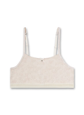 Sanetta Mädchen Bustier beige floraler Allover Print 140 152 164 176 NEU