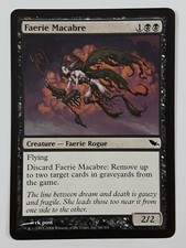 MTG Faerie Macabre Shadowmoor Regular Common