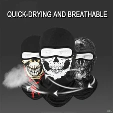 Windproof Cosmask Skull Windproof Full Face Hat Cycling Skiing Balaclava Mask US
