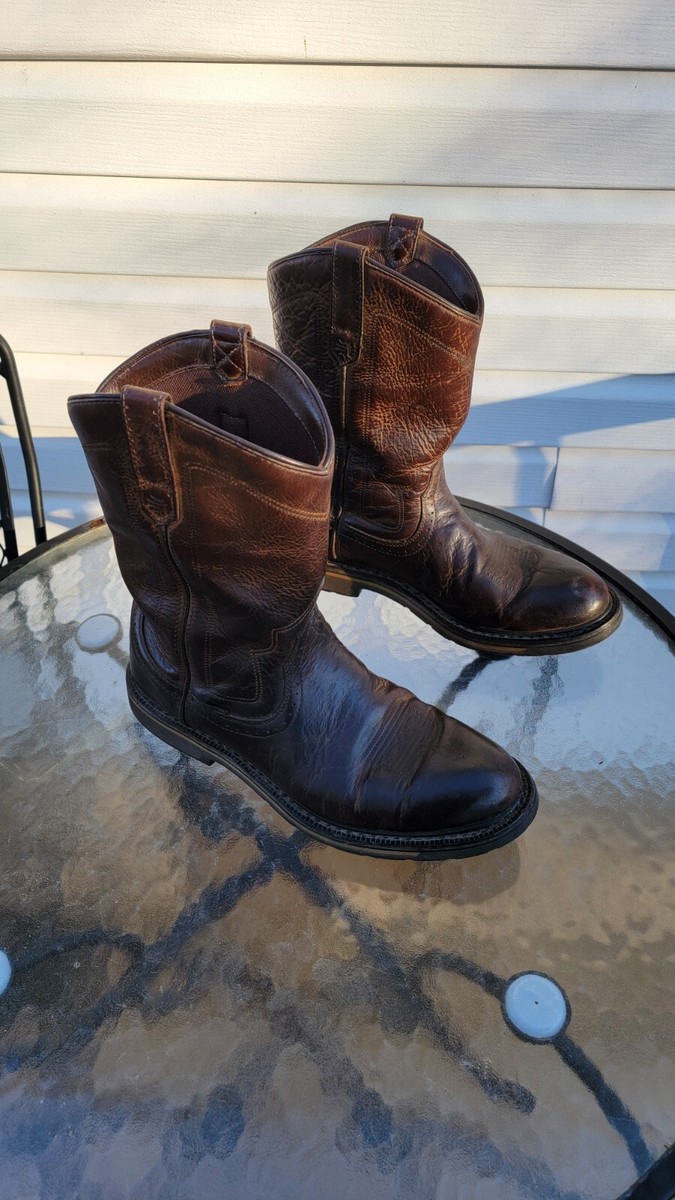 Lacrosse Mens Western Work Boots Tallgrass Western Toe DC 11 Inch