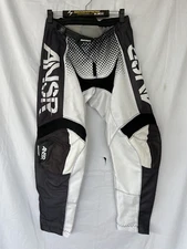 Answer Racing ANSR Syncron Air Motocross Pants Black/White Men's 32 *CLOSEOUT*