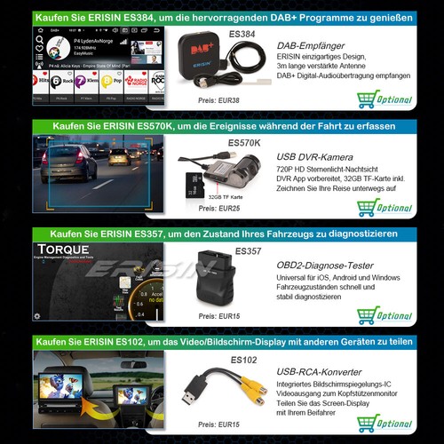 Radio de coche 64 GB 8 núcleos Android 14 DAB+ Porsche Panamera Navi CarPlay USB 4G BT5.0 - Imagen 18 de 18