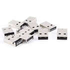 10 Stücke USB Stecker Type A Port rechter Winkel 4-Pin DIP Jack Buchse Anscluß