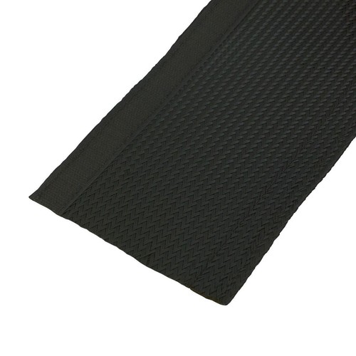 1m Flexibler Kabelschlauch d10-15mm schwarz Kabelkanal Gewebeschlauch Flausch +  - Picture 3 of 3