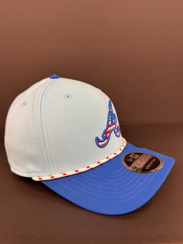 Atlanta Braves 2025 New Era Fourth of July 9Seventy stretch snap Rope Hat-NWT - Picture 2 of 4