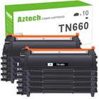 10x Hi-Yield TN660 Toner Compatible With Brother DCP-L2540DN L2540DW DCP-L2560DW