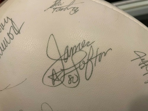1991 PRO BOWL SIGNED FOOTBALL DERRICK THOMAS JUNIOR SEAU MOON LOTT LOFTON JSA  - Picture 6 of 10