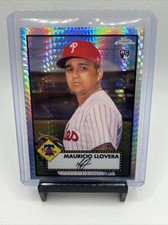 2021 Topps Chrome Platinum Edition MAURICIO LLOVERA RC #109 X-Fractor Phillies