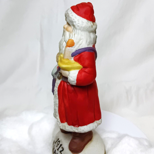 VIEJO MUNDO 1912 Francia Cerámica Bisque Papá Noel San Nicolás Papá Noel - Imagen 3 de 6