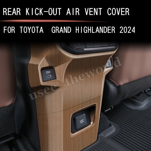 For Toyota Grand Highlander 2024-2025 Rear Air Condition Vent Cover Trim Sticker - Picture 2 of 16