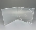 50 3.5" Mini Slim Single Poly Cd Cases for 3" (8Mm) Mini Disc, Super Clear-Sf16