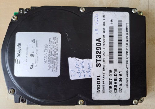 Vintage IDE HDD - Seagate ST3290A  - 269 MB TESTED with Bad Blocks