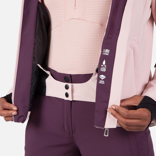 Chaqueta para mujer ROSSIGNOL Strawpile aislada esquí nieve ROSA EN POLVO - Imagen 10 de 12