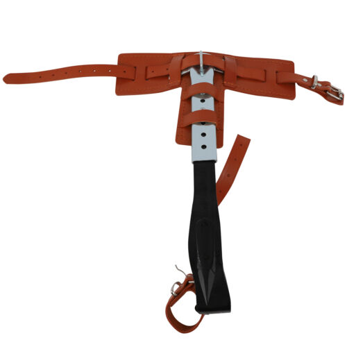 Tree Climbing Spike Set Adjustable Safety Belt Gloves Lanyard Rescue Belt 440lbs - Picture 8 of 12