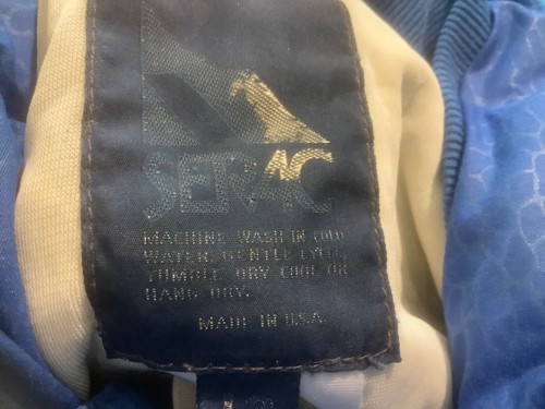 Vintage Serac Tectal 80er Einteiler Schnee Skianzug Damengröße 12 türkisblau Reißverschluss - Bild 11 von 22