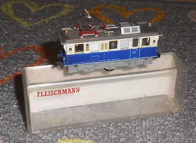 FLEISCHMANN Spur N 7969 DB Edelweiß E-Lok Gleisreinigungswagen