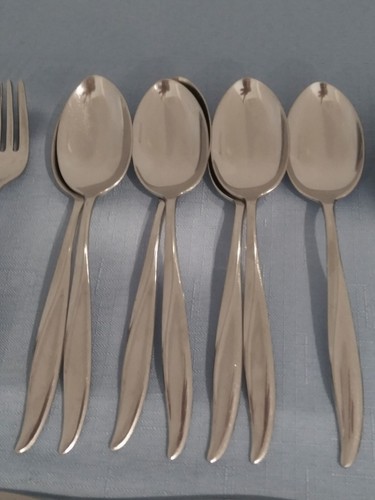 GORHAM STEGOR WAIKIKI Set of 57 Pieces - Forks Spoons Knives Ice Tea Serving - Picture 4 of 11