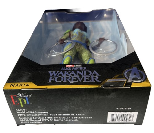 Marvel Black Panther Wakanda Forever Nakia Fashion Doll Factory Sealed - Picture 4 of 6
