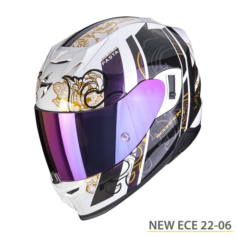 Casque SCORPION EXO-520 EVO AIR FASTA Blanc Cameleon NEW 2023