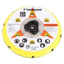 5 Sanding Pad Backing Plate for DA Polisher with Max Speed 12000 rpm