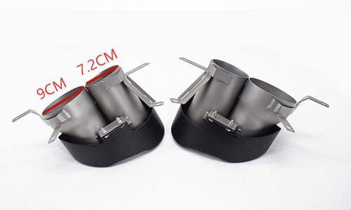 Car Rear Exhaust Muffler Pipe Tips For Audi S7 S6 S5 S4 S3 RS7 RS6    RS3 - Bild 3 von 11