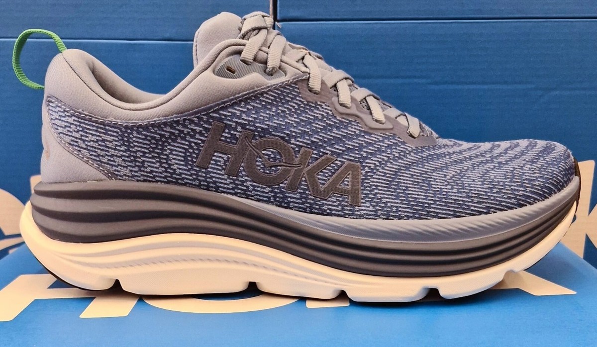 Hoka Gaviota 5 Downpour/ Thunder Cloud Men Running Shoes  display picture 2