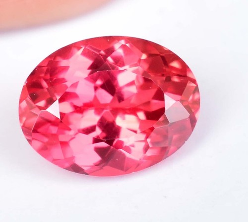 4.85 Ct Natural Orange Fire Sapphire Flawless Certified Oval Cut Loose Gemstone - Picture 4 of 5
