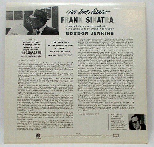 No One Cares von Frank Sinatra 1977 Vinyl LP Schallplatte Album (P2) - Bild 5 von 5