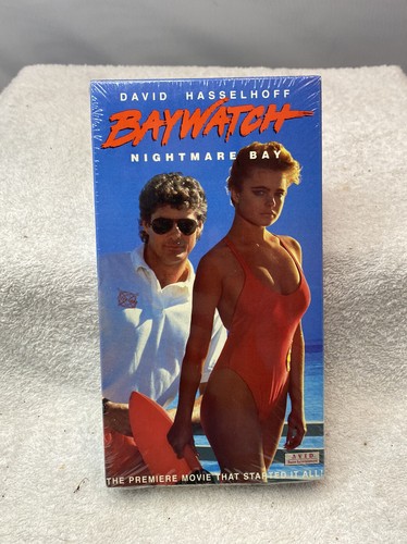 Baywatch - Nightmare Bay (VHS, 1991) Rare Factory Sealed ￼ David Hasselhoff￼ - Afbeelding 1 van 8