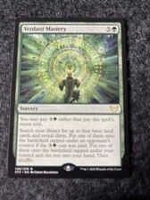 MTG Verdant Mastery Strixhaven: School of Mages 146/275 Regular Rare