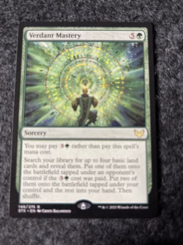 MTG Verdant Mastery Strixhaven: School of Mages 146/275 Regular Rare - Picture 1 of 1