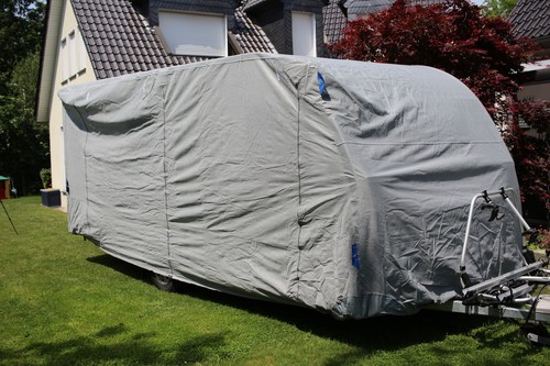 Wohnwagen Abdeckplane Caravan Schutzhülle Wohnmobil Camper Garage Größe XXL - Bild 2 von 12