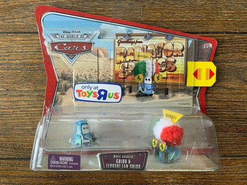 Disney Pixar The World of Cars Movie Doubles Guido and Ferrari Fan Guido - Picture 1 of 5