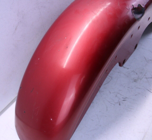1994 Harley Davidson Fat Boy FLSTF Front Wheel Fender Red - Picture 8 of 9