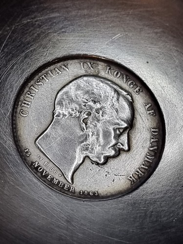 🌟Dinamarca, 2 coronas de plata 1888, UNC y brillante hecho en tazón pequeño/cenicero 🌟 - Imagen 13 de 14