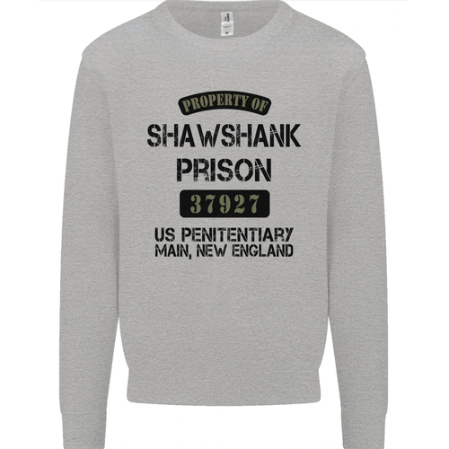 Property of Shawshank Prison Movie 90s Kids Sweatshirt Jumper - Picture 22 of 87