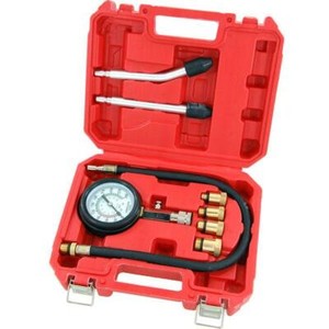 Petrol Engine Compression Tester Kit Cylinder Leakage Test Tool